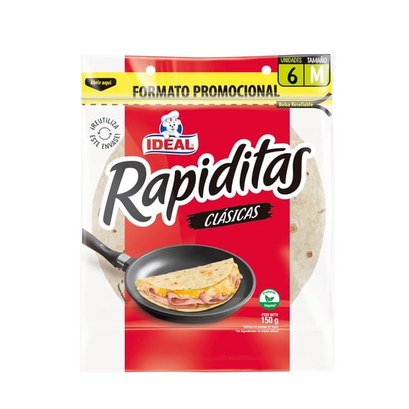 Tortilla Rapiditas 6P, 150 g