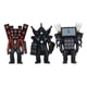thumbnail image 4 of Pack de 3 Figuras Skibidi Toilet, 4 of 7