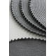 thumbnail image 1 of Individuales con pom pom gris, 1 of 2