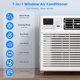 thumbnail image 3 of Aire acondicionado Antarctic Star 8,000 BTU 7 modos con control remoto, 3 of 7