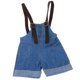 thumbnail image 2 of 1/4 BJD Doll Outfit Doll Suspender Pantalones Pantalones Accesorios Azul oscuro, 2 of 3