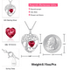 thumbnail image 2 of Collar con colgante de corazón de plata de ley, 2 of 5