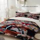 thumbnail image 1 of 3pcs Rabin Angeles Wallpaper Printed Duvet Cover Set Machine Washable, 1 of 1