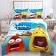 thumbnail image 2 of Animated LL-Larva Cartoon Poster Children Duvet Cover Set Printed Bedding Set Double Queen King Size 2/3pcsBettbezug, 2 of 5