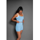 thumbnail image 1 of Calza corta celeste anti transpirable, 1 of 3