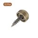 thumbnail image 3 of Tornillos decorativos de latón Uxcell con tapas, tornillos para espejo con cubierta de bronce de 9 mm, 3 of 5