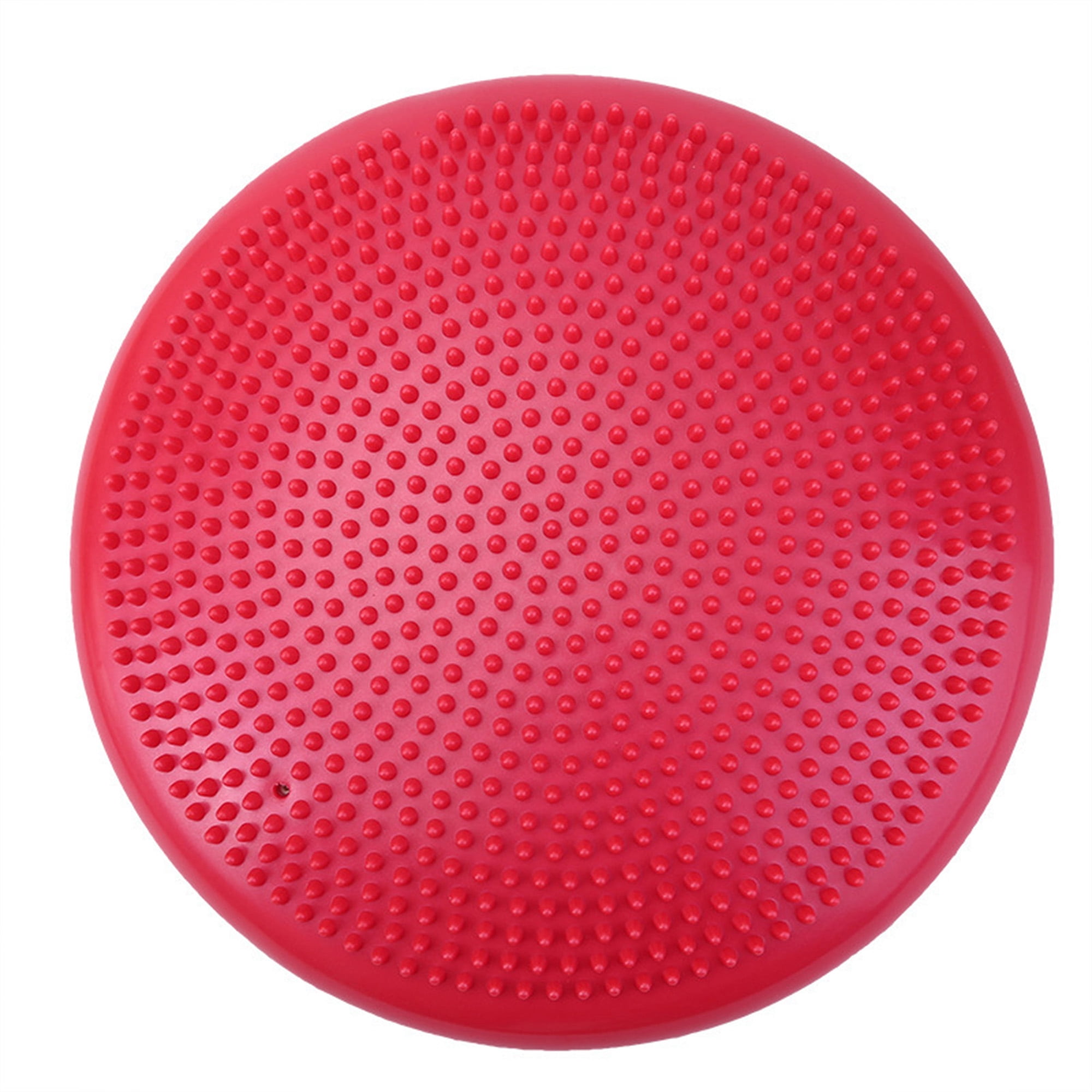 Stk - Cojín Yoga Sensorial Propioceptivo Tea Color Rojo + Inflador