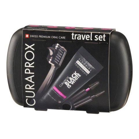 Curaprox - Set De Viaje Black Is White