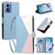 thumbnail image 2 of Funda Cartera para Motorola Moto G34 con Cierre Magnético, Tricolor, Azul Claro, 2 of 6