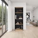thumbnail image 1 of Estante 3 Repisas Home E1 180,6x62,8x29,9 Cm Wengue Y Fresno, 1 of 3