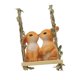 thumbnail image 5 of Swing Animal Garden Statue Regalo Divertido Figura Linda Para La Estatua De Conejo De La Terraza Del Patio Al Aire Libre, 5 of 5
