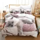 thumbnail image 1 of Pet Cat Bedding Set Cute Cat Bed Set Aldult Kid Bedroom Duvetcover Sets Boysgirls 041 Bed Sheets, 1 of 5