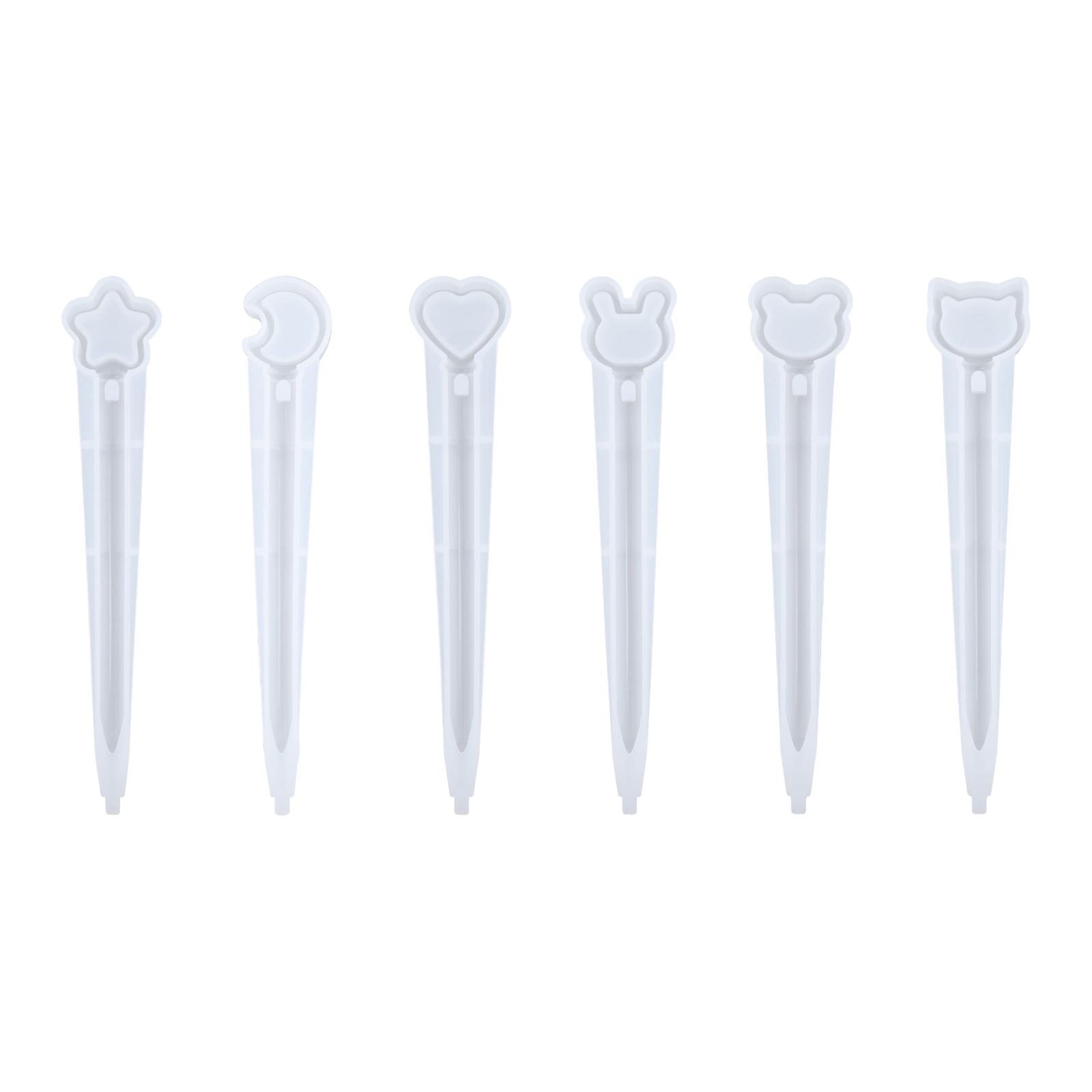 Bothyi - 6X Moldes De Fundición De Resina Epoxi Herramientas Para Hacer Bolígrafos Diy Para Principiantes En El Hogar Oficina