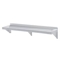 Imahe - Repisa Mural Acero Inox Med. 140 X 30 Cm