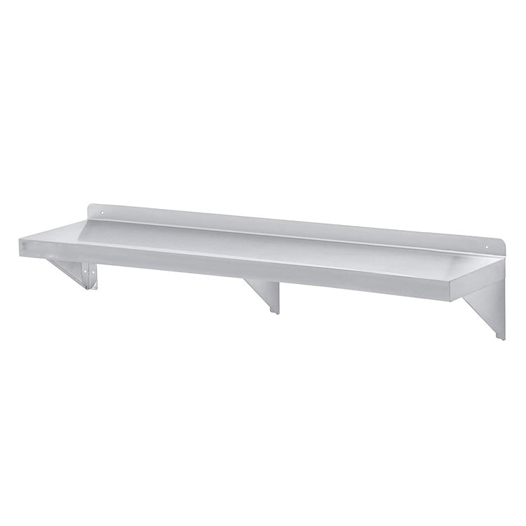 Imahe - Repisa Mural Acero Inox Med. 140 X 30 Cm