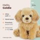 thumbnail image 2 of Peluche Bearington Goldie The Golden Retriever 33 cm, 2 of 6