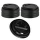 thumbnail image 1 of Set 30 Tapas Vaso de Cafe 6oz Tapa Desechable Plastico Negro, 1 of 3