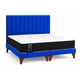 thumbnail image 3 of Cama King Size Turin + Respaldo King Size Turin + Colchon Mery Desing Azul, 3 of 8
