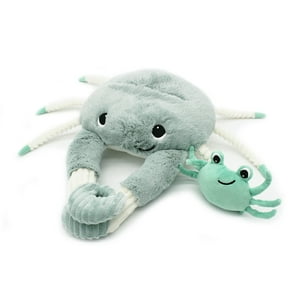 Les Ptipotos - Peluche Cangrejo Cassecou Mamá Y Bebé - Menta