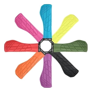 Puños Ergonómicos Con Lock West Biking Varios Colores Azul