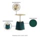 thumbnail image 4 of Mesa lateral moderna verde Anderson de Manhattan Comfort, 4 of 7