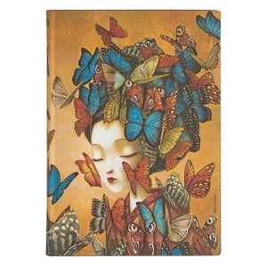 Paperblanks - Libreta Tapa Flexible Madame Butterfly Midi Tapa Flexible