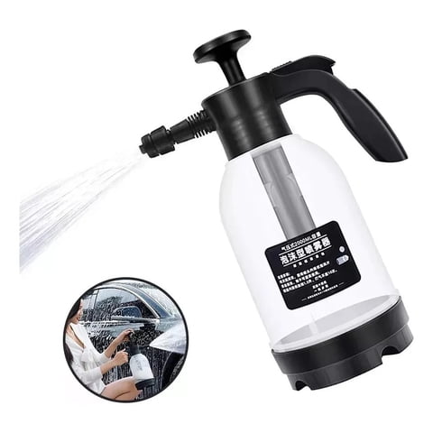 Genérica - 2 L Bomba De Lavado De Coches Pulverizador De Espuma Manual, Botella De Spray De Riego Para El Hogar