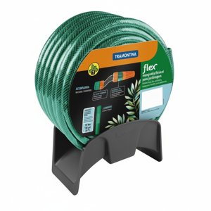 Manguera Tramontina Flex 1/2 15 Mts + Portamanguera + Acceso