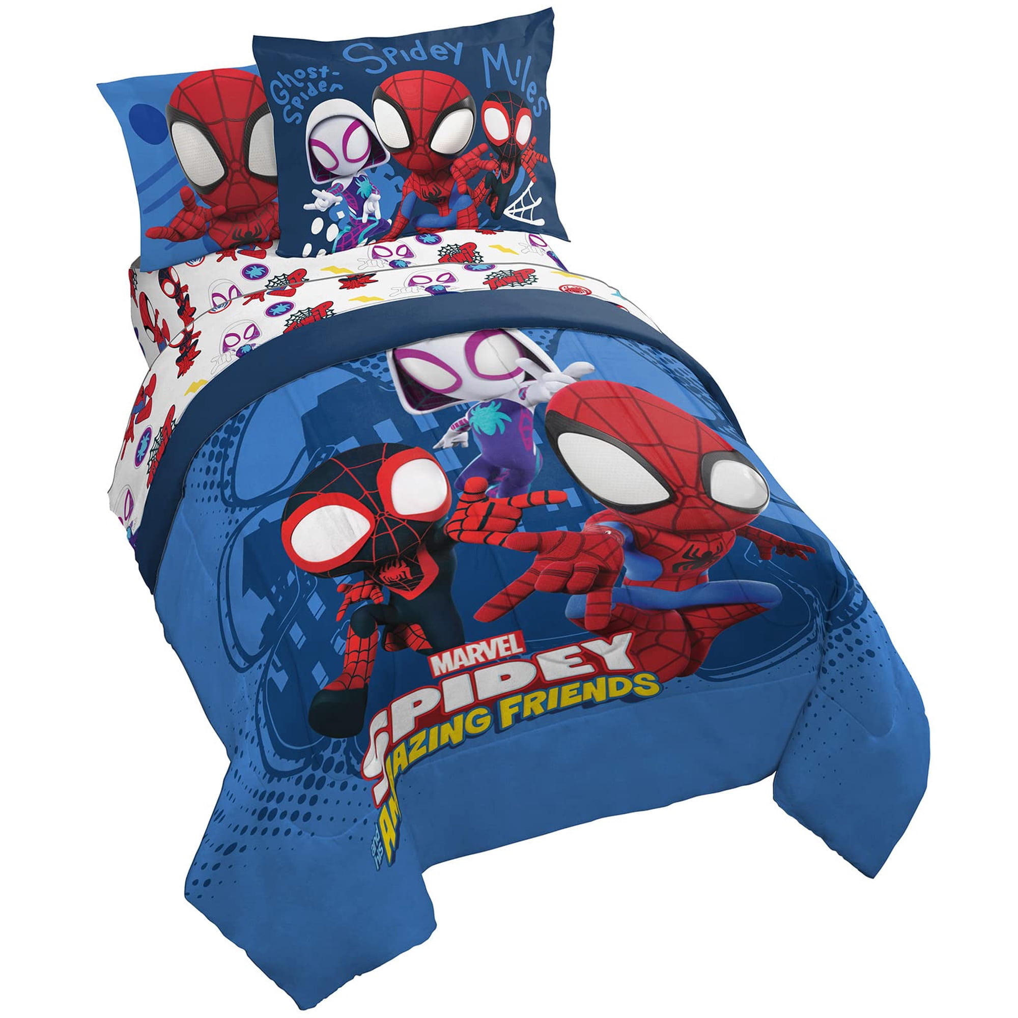 Set De Cama Jay Franco Marvel Spidey Y Sus Increíbles Amigos