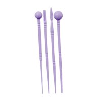 Bothyi - 4 Piezas De Herramientas De Arcilla Para Principiantes, Ligeras Y Resistentes, Para Modelar Y Hacer Manualidades, De Color Morado