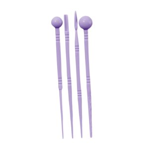 Bothyi - 4 Piezas De Herramientas De Arcilla Para Principiantes, Ligeras Y Resistentes, Para Modelar Y Hacer Manualidades, De Color Morado