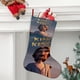 thumbnail image 2 of El Rey de Reyes Tema: Calcetines de Navidad, fino lino blanco para colgar en escaleras y chimenea, decoración navideña para el hogar, regalo de Navidad.54cm×38cm, 2 of 5