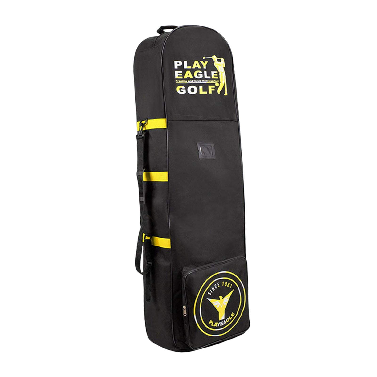Magideal - Bolsa De Viaje De Golf Para Aerolíneas Con Ruedas, Protección Impermeable Para Palos, Bolsa De Equipaje Portátil Oxford Para Palos De Golf, Funda Para Amarillo