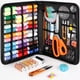 thumbnail image 1 of Kit de costura para adultos, kit de aguja e hilo Maxfanay para coser, accesorios de costura profesional con tijeras de sastre, hilo 43XL, 30 agujas, tijeras de hilo y más para viajes, hogar, comienzo, 1 of 7