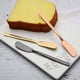 thumbnail image 5 of Paquete de 6 espátulas para untar mantequilla, colores surtidos, de acero inoxidable 304, para untar queso, postres, mermeladas, crema, panes y tostadas, 6,6 x 0,7 pulgadas., 5 of 7