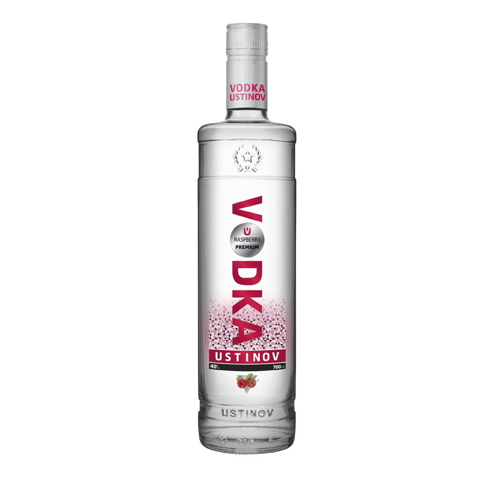 Vodka Raspberry Premium 40° Botella 700 cc Ustinov