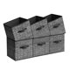 thumbnail image 1 of Cubos de almacenamiento SONGMICS Classic Black UROB030B01 30 x 30 cm, 6 unidades, 1 of 7