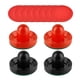 thumbnail image 5 of 4 Empujadores De Air Hockey Y 8 Discos De 2,5 Pulgadas Para Mesas De Juegos Familiares, Fiestas, Negro Y Rojo, 5 of 5