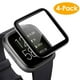 thumbnail image 1 of 4 piezas Compatible con Fitbit Versa 2 película protectora, película protectora de pantalla curva 3D, cobertura completa, cubierta protectora de vidrio templado antiarañazos sin burbujas impermeable, 1 of 8