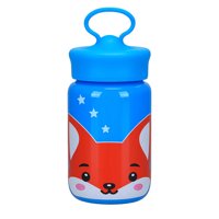 Estilodomus - Botella Infantil De Vidrio Foxy 340Ml - Azul