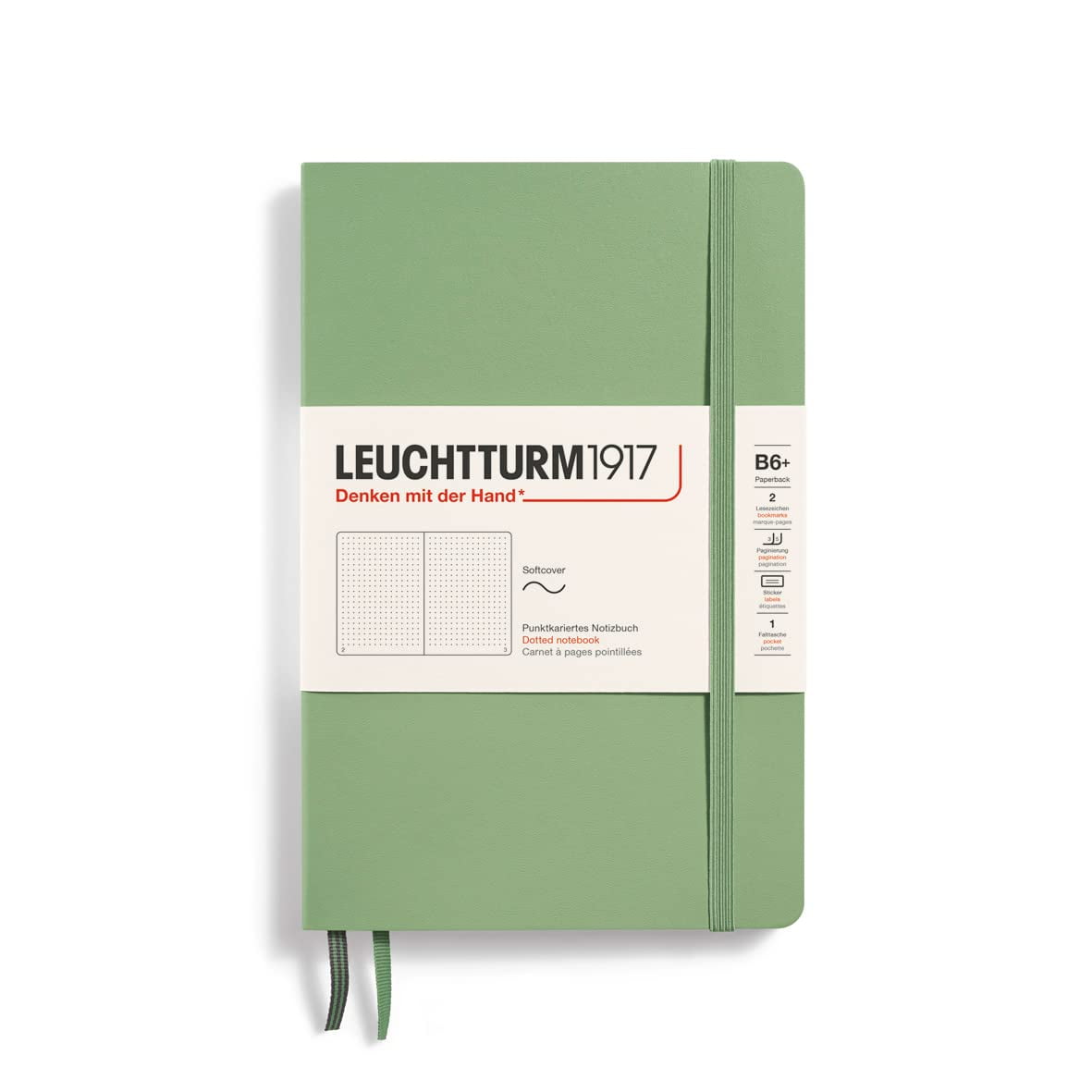 Notebook Leuchtturm1917 B6+ Tapa Blanda Punteada 125x190 Mm