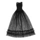 thumbnail image 3 of Vestido De Dama De Honor De Tul De Encaje Vestido De Fiesta De Baile Para 1/3 Mu?ecas BJD Negro, 3 of 5