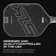 thumbnail image 2 of Pala de pickleball Selkirk SLK Halo Power Max de fibra de carbono, 2 of 4