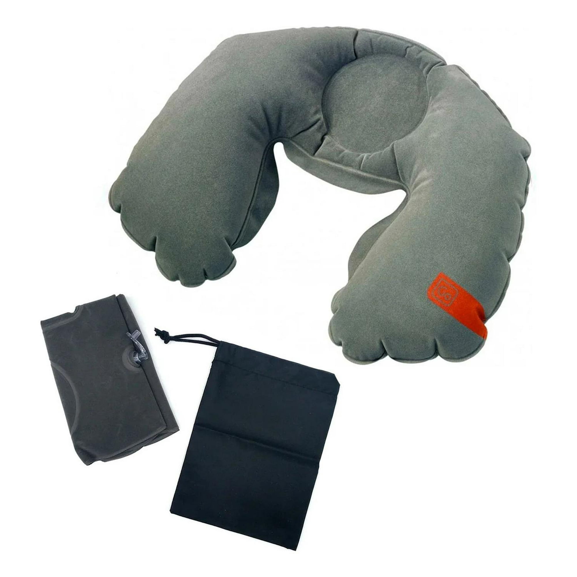 Go Travel - Almohada De Viaje Inflable Gris