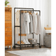 thumbnail image 5 of Organizador Multifuncional Perchero Negro Doble De Ropa Zapatos, 5 of 6