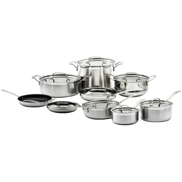 Juego de utensilios de cocina Cuisinart MultiClad Pro Triple Ply, 15 piezas