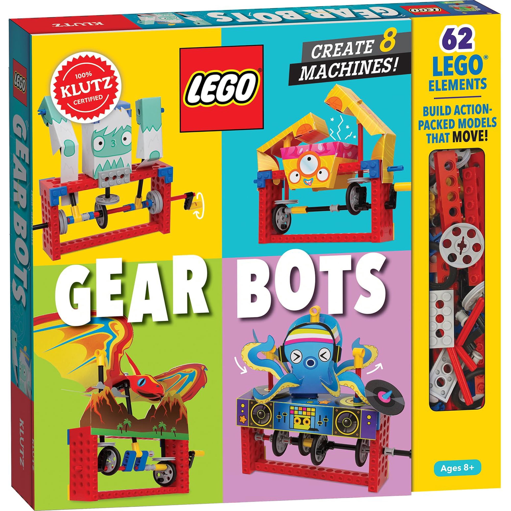 Kit De Actividades Científicas Klutz Lego Gear Bots De 8 A 12 Años