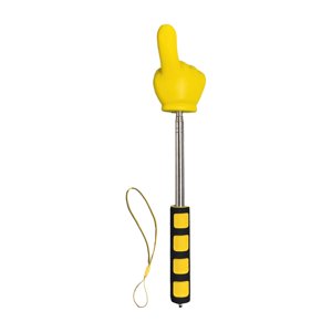 Magideal - Telescópico Telescopic Pointer Varilla Retráctil Stick Extensible Punta Manual Fabricado En Acero Inoxidable Y Pp Diseño Único Que Atrae La Atención Amarillo