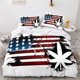 thumbnail image 1 of WEED Bedding Set Single Twin Full Queen King Size Maple leaf Bed Set Aldult Kid Bedroom Duvetcover Sets 3D 3Bed Sheets, 1 of 5