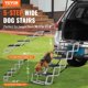 thumbnail image 2 of Escaleras para perros VEVOR, rampa plegable de 5 peldaños, capacidad de 150 libras, 2 of 9